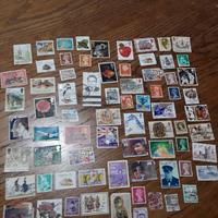 70 francobolli vintage
