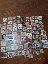 70 francobolli vintage