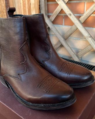 Stivaletti donna Marco Ferretti, marrone, vintage