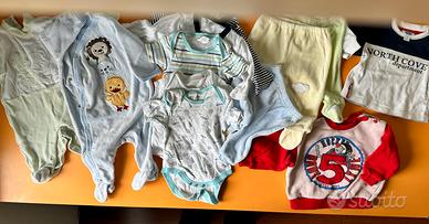 Lotto abbigliamento bambino 1 mese autunno inverno