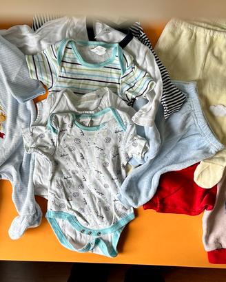 Lotto abbigliamento bambino 1 mese autunno inverno