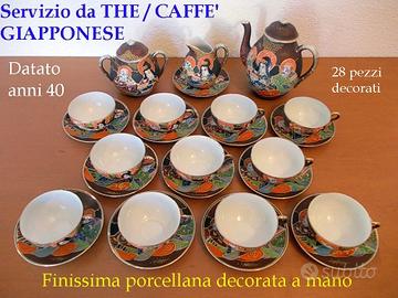 SERVIZIO GIAPPONESE da THE CAFFE' FINE PORCELLANA