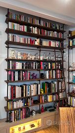 libreria stile industriale nuova