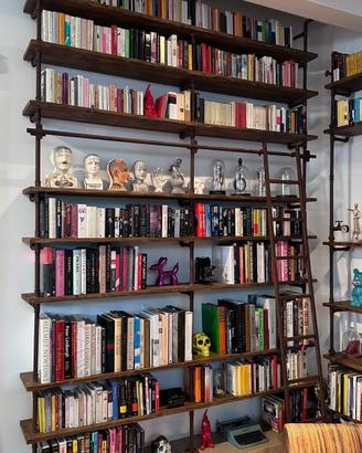 libreria stile industriale nuova