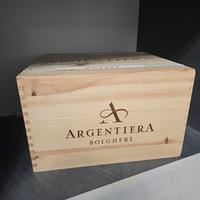 Cassa 6 bottiglie cantina bolgheri argentiera 2019