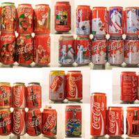Lotto di 37 latte di CocaCola anni 90 x collezione