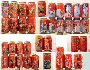 Lotto di 37 latte di CocaCola anni 90 x collezione