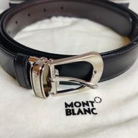 Cintura Montblanc Classic Reversibile Nero/Marrone