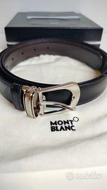 Cintura Montblanc Classic Reversibile Nero/Marrone