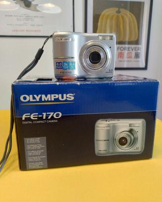 Olympus FE-170 6MP Digicam Sensore CCD + scheda XD