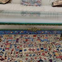 Tavolino salotto in ferro battuto fatto a mano