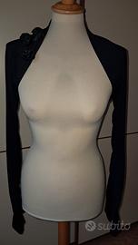 Bolero coprispalle elegante blu