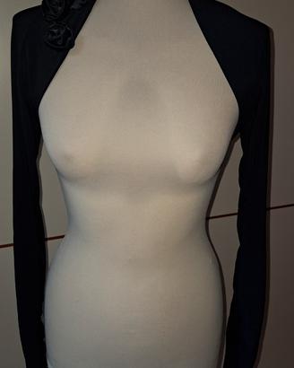 Bolero coprispalle elegante blu