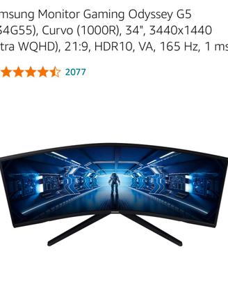 Samsung Monitor Gaming Odyssey G5 Curvo