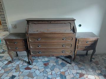 Scrittoio e comodini