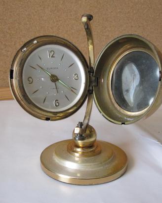 Orologio da tavolo vintage Europa globo portafoto