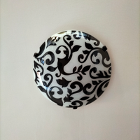 Lampadario plafoniera rotondo damascato ikea