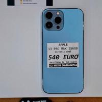 IPHONE 13 PRO MAX 256GB batteria 100%