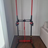 pull up bar e dip station richiudibile