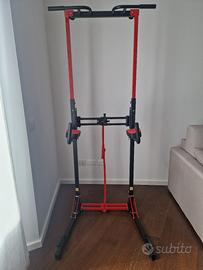 pull up bar e dip station richiudibile