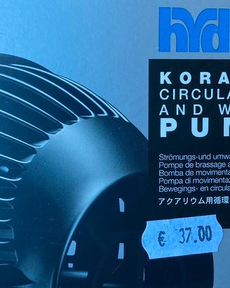 Pompa di movimento hydor 1600 l/h