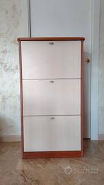 Scarpiera a tre ante