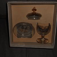 Set piccolo calice con coperchio e piattino