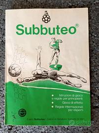 Subbuteo Istruzioni di Gioco e Regole vintage