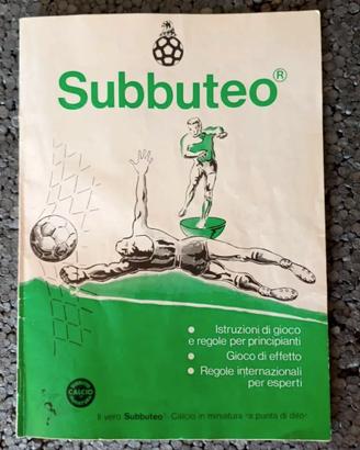 Subbuteo Istruzioni di Gioco e Regole vintage