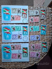fdc e francobolli indipendenza Burundi 1962