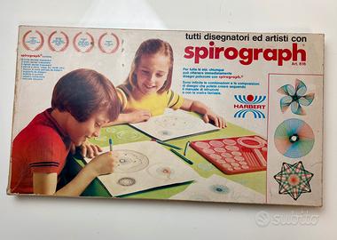 Set vintage del gioco creativo Spirograph