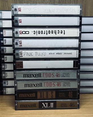 Cassette audio Sony e Maxell
