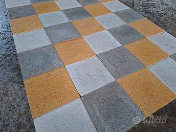 mattonelle in graniglia