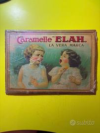 Targa pubblicitaria CARAMELLE ELAH originale