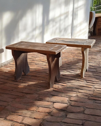 Sgabelli in legno bassi