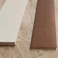 Stock Battiscopa Legno Multistrato o Bianco