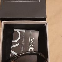 Bracciale acciaio Moby con diamante