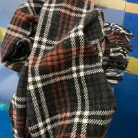 Sciarpa uomo misto lana fantasia quadri