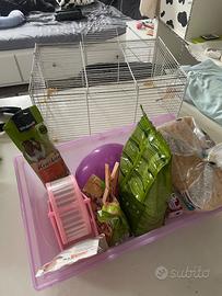 gabbia per roditore viola