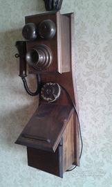 TELEFONO A PARETE STILE ANTICO FUNZIONANTE