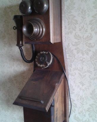 TELEFONO A PARETE STILE ANTICO FUNZIONANTE