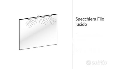 Specchiera filo lucido