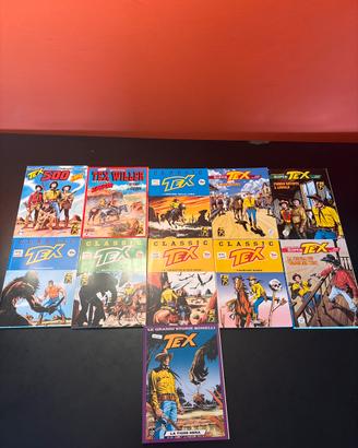 set fumetti tex da collezione rari