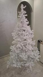 albero di natale bianco