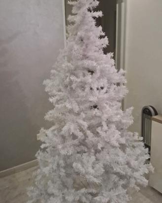 albero di natale bianco