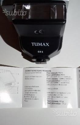 Flash Tumax 601 numero guida 18 (manuale) nuovo