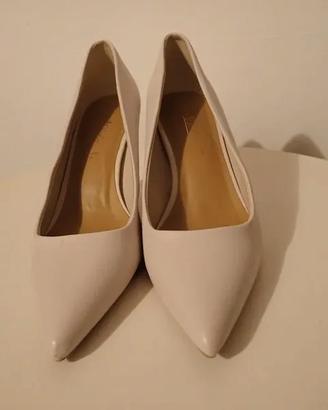 Scarpe donna color panna eleganti