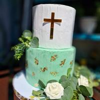 Torta finta scenografica per comunione 