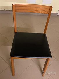 Sedie da pranzo anni 70, stile scandinavo