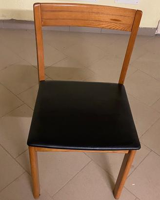 Sedie da pranzo anni 70, stile scandinavo